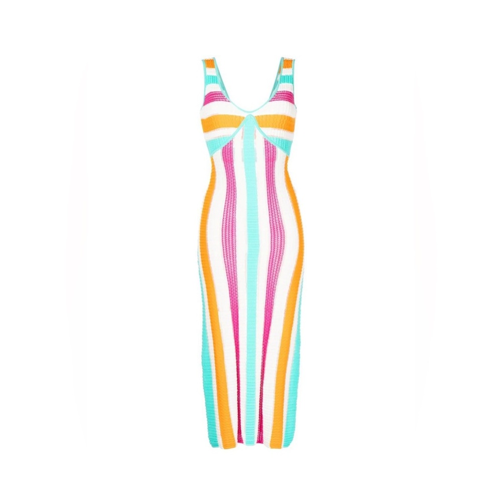 Solid and Striped Dress